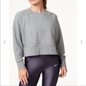 Nike Dri-FIT French Terry Cropped Training Top/Crew